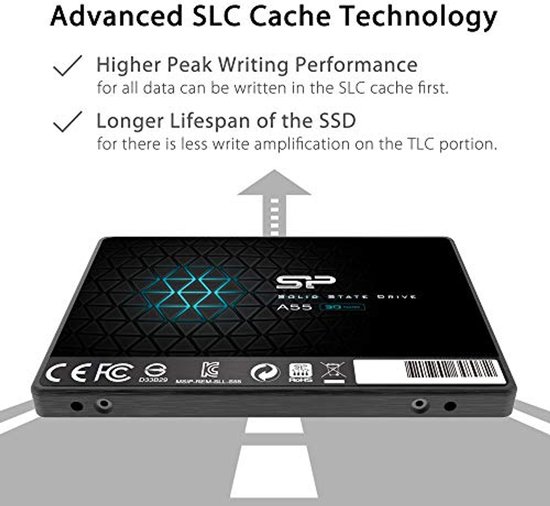 Interne SSD - Opslag Schijf - Snellere Prestaties - 3D NAND Technologie - 4 TB - Zwart — afbeelding 2