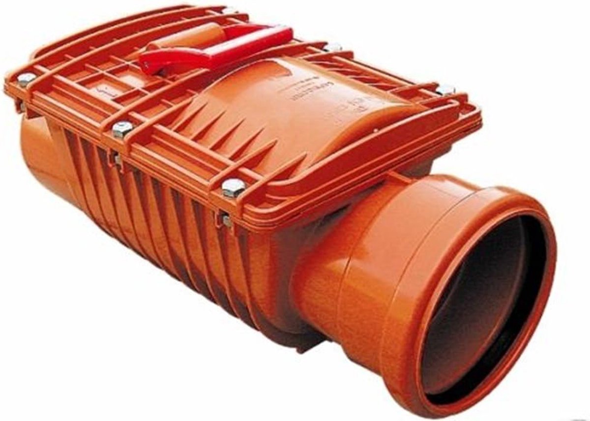 Terugslagklep DN125 met dubbele klep voor horizontale montage
