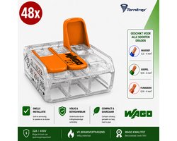 Wago lasklem 3-voudig 221-413 (48 stuks) - Tornitrex®