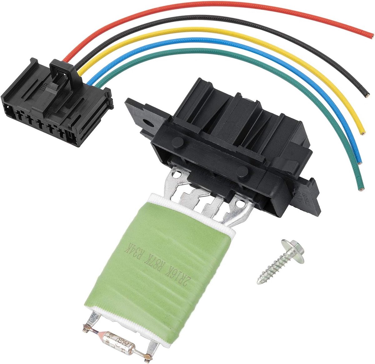 Motor Weerstand - Verwarming Ventilator - Klimaatregeling Auto - Directe Vervanging - 9.1 x 6.4 x 3 cm - Zwart