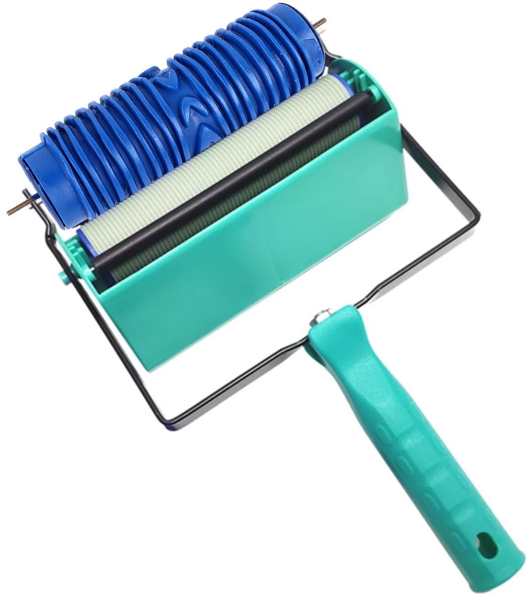 Dailygoods- Patroonverfroller 5 Inch - Herbruikbare Kunsttextuurroller - Rubberen Roller - Voor Muren/Meubels/Stof - Multifunctioneel - Gemakkelijk Te Gebruiken - Decoratieve Roller