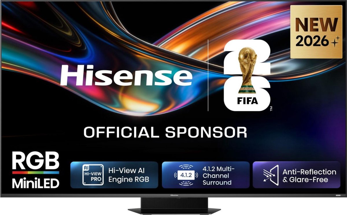 Hisense 85UR9S 2,16 m (85") 4K Ultra HD Smart TV Wifi Grijs 5000 cd/m²