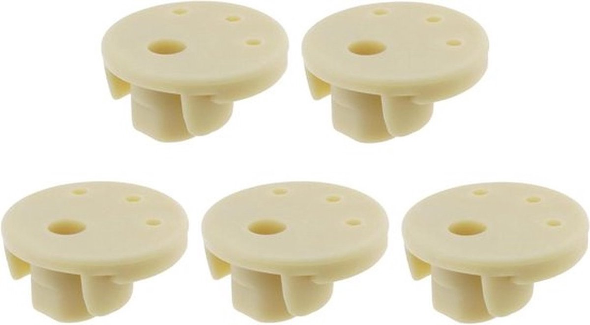 Set van 5 rubberen voetjes voor stand mixers, geschikt voor blenders, voor stabiele en antislip plaatsing tijdens gebruik