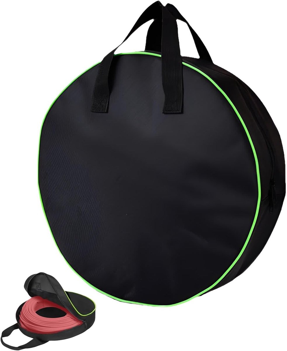 Transporttas voor Oplaadkabels van Elektrische Auto's - Opbergtas voor Kabels en Verlengsnoeren, 40 x 13 cm, Zwart, Ideaal voor Organisatie en Bescherming