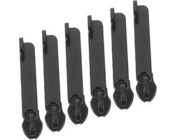 Zipper Repair Kit - 6 Stuks Metalen Vervangingssliders voor Reisbagage, Outdoor Kleding en Rugzakken