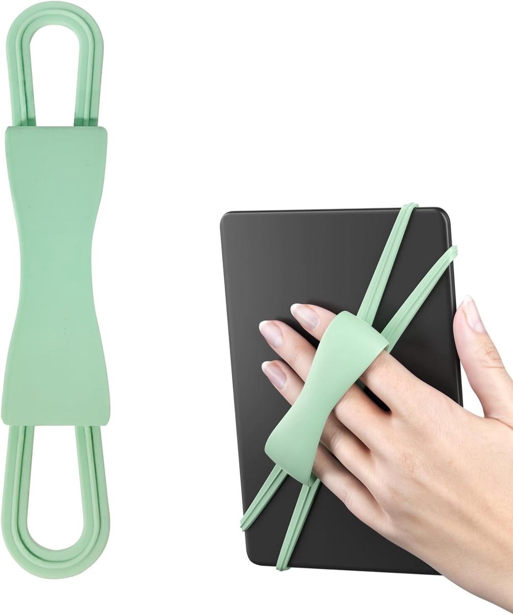 Handige Handgreep voor E-Readers en Tablets, Lichtgewicht en Veilig Accessoire voor Comfortabel Lezen in Bed, Geschikt voor 4.7-8" Kindle Paperwhite/Oasis en Kobo