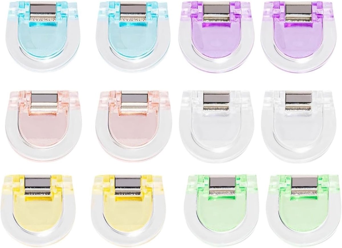 Kleurige Plastic Paper Clips – Duurzame Binder Clips voor Losse Bladen, Perfect voor Kantoor, Thuis en School, Essentiële Kantoorbenodigdheden voor Studenten en Docenten