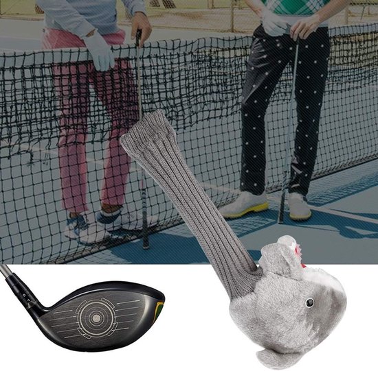 Dailygoods- Golf Club Cover Haaienkop - Handgemaakt - Zacht & Elastisch - Universele Pasvorm - Bescherming tegen Krassen - Lange Levensduur - Headcover van Dailygoods — afbeelding 2