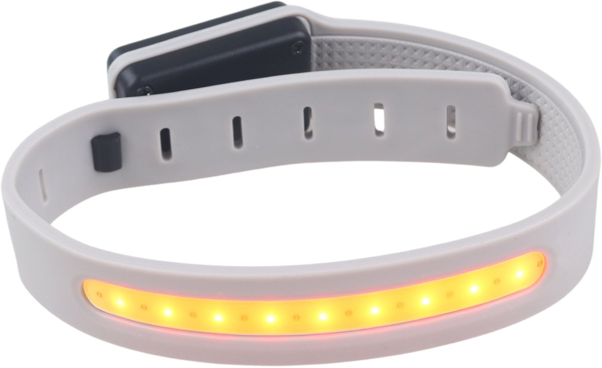 Mesa Musthaves LED Veiligheidsarmband – Oplaadbaar – USB-C – Voor Hardlopen & Wandelen