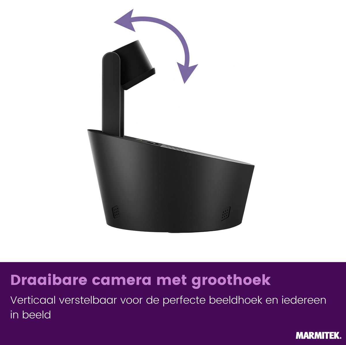Marmitek Cam 4K Pro - conference camera 4K met groothoeklens, speakerphone, Bluetooth & USB-C thumbnail 4