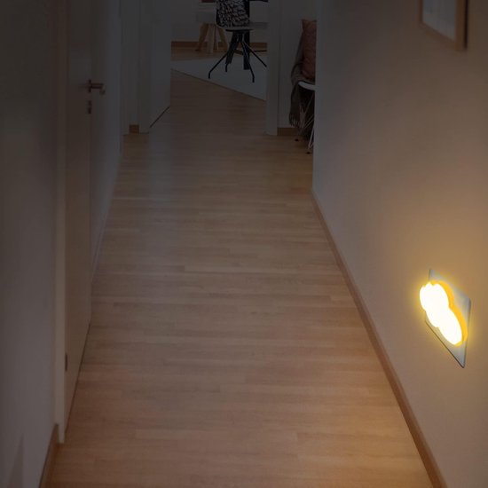 Wolken Nachtlampje Stekker In Stopcontact, LED Wandlamp Automatisch met Schemersensor voor Trap Hal Slaapkamer Toilet, Kinderen Bedlamp voor Muur Versieren, Cloud Night Lights Plug in Wall van Merkloos — afbeelding 5