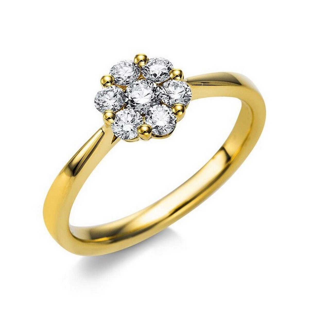 Luna Creation - Dames 585 / - geel goud - diamant - 1B498G450-1