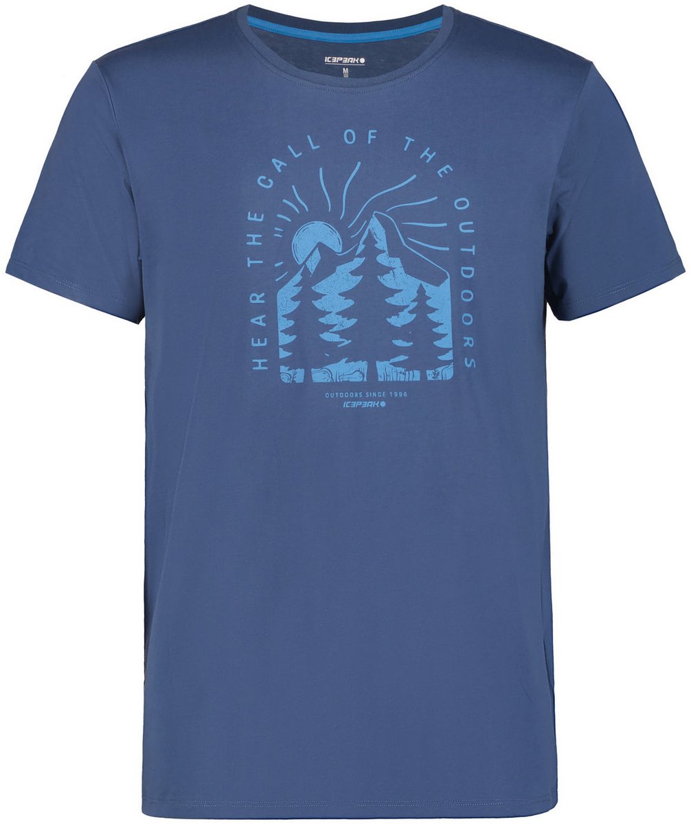 Icepeak Beeville – Outdoor Kleding Fleeces en Truien T-Shirt Blauw