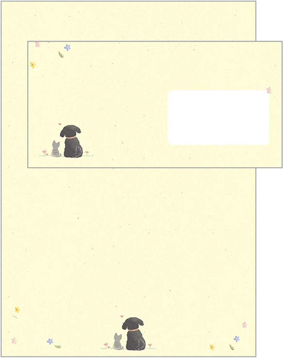 Briefpapier A4 For You 12 stuks inclusief 6 enveloppen