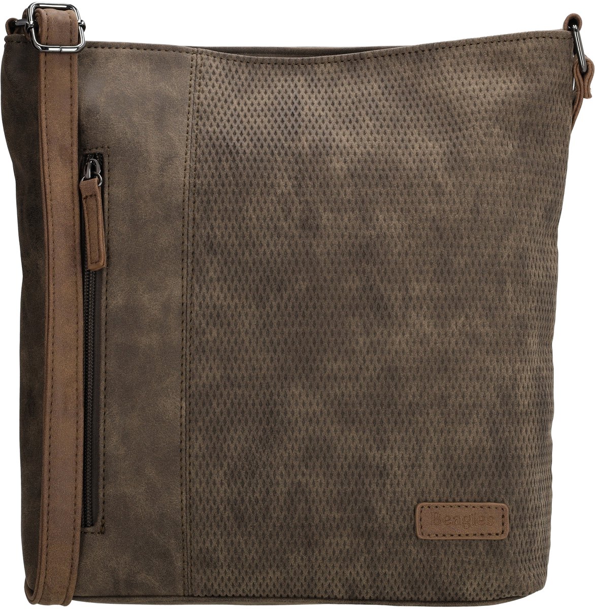 Beagles Brunete Crossbody Schoudertas - Donkertaupe