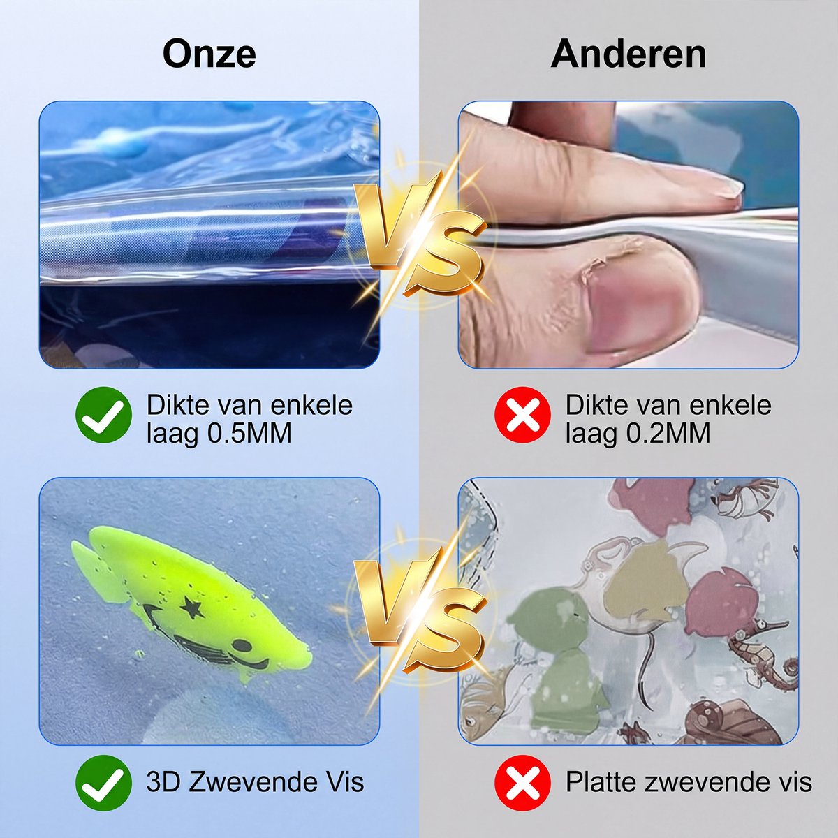 Water Speelmat Voor Kat En Hond Met Pomp - Opblaasbare Koelmat Met Water Sensor En Vis Motief - Duurzame PVC Katten Speelmat 65x65 cm - Interactieve Watermat Voor Huisdieren Voor Spelen Koelen En Sensorisch Vermaak thumbnail 7