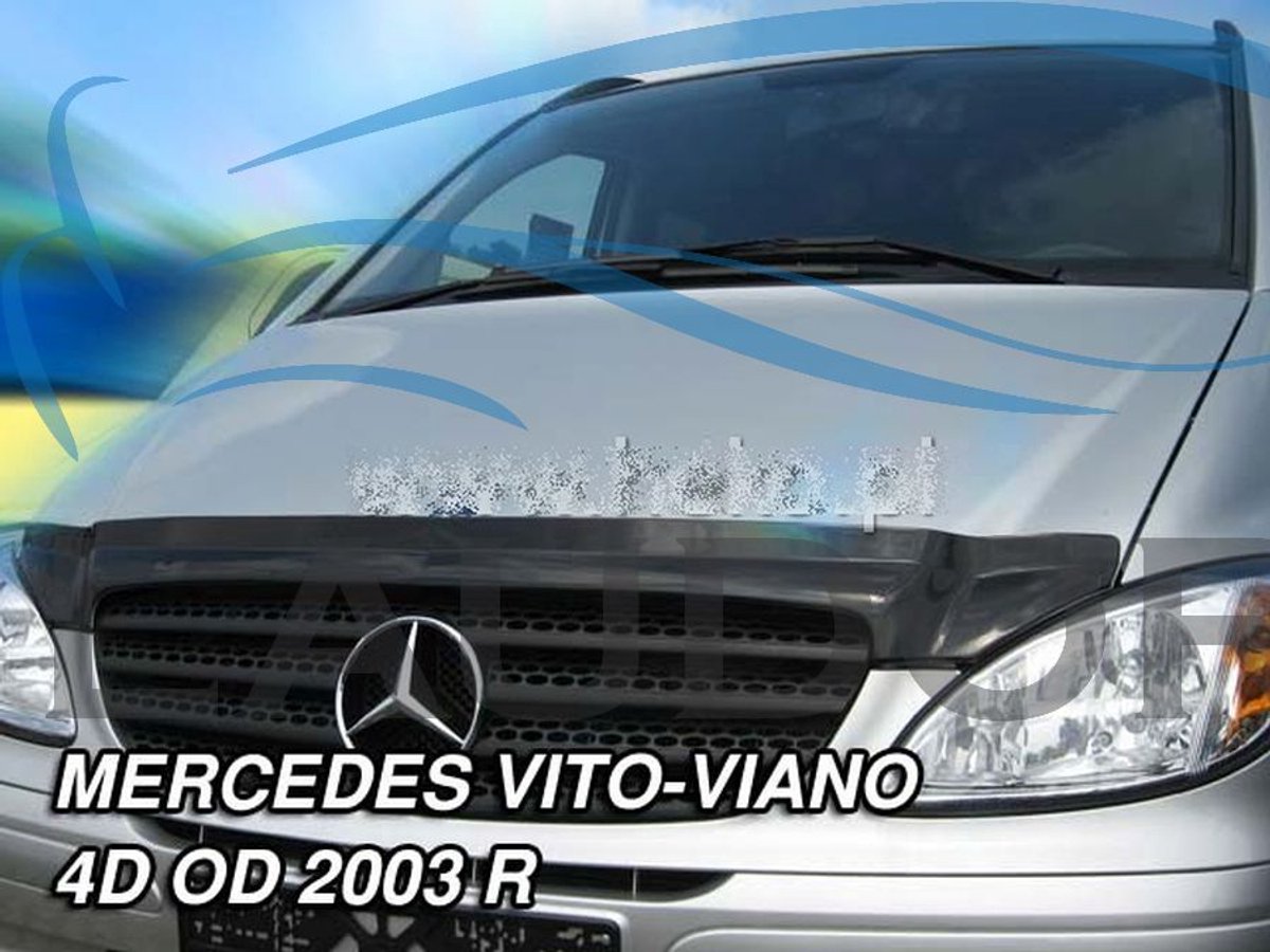 Motorkapspoiler Mercedes Vito Viano type W639 - bouwjaar 2003 - 2014 !!! bra steenslag beschermer pasvorm smoke kleur