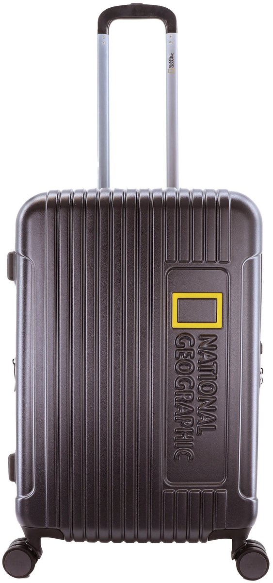 National Geographic Harde Koffer / Trolley / Reiskoffer - 67 cm (Medium) - Canyon - Metallic Mud - Mud / Medium