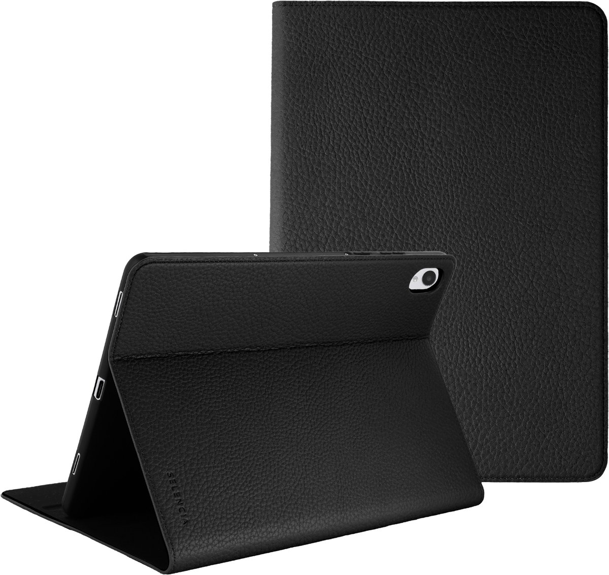 Selencia Tablet Hoes - Geschikt voor Samsung Galaxy Tab S11 - tablet Bookcase - Zwart