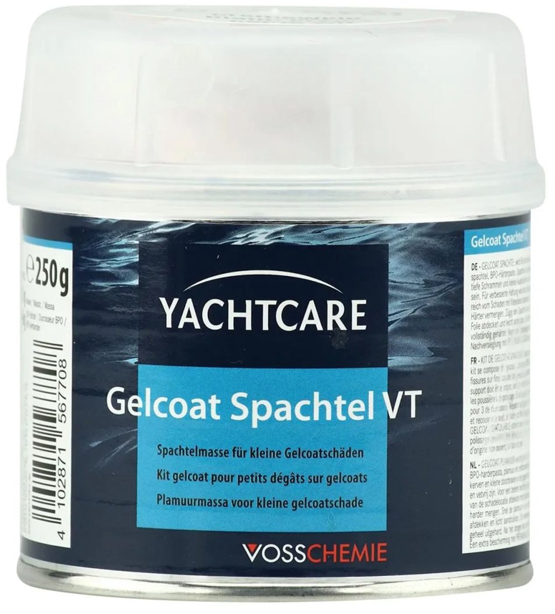 Gelcoat Spachtel 250 g Witte Boot Reparatie Plamuur