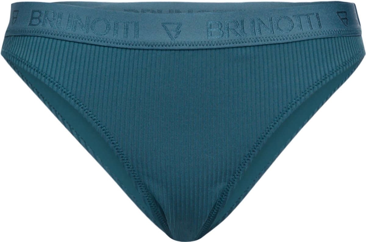 Brunotti Relay-Rib Bikini Broekje Mediterranea Dames Small Coverage 36 Mediterranean
