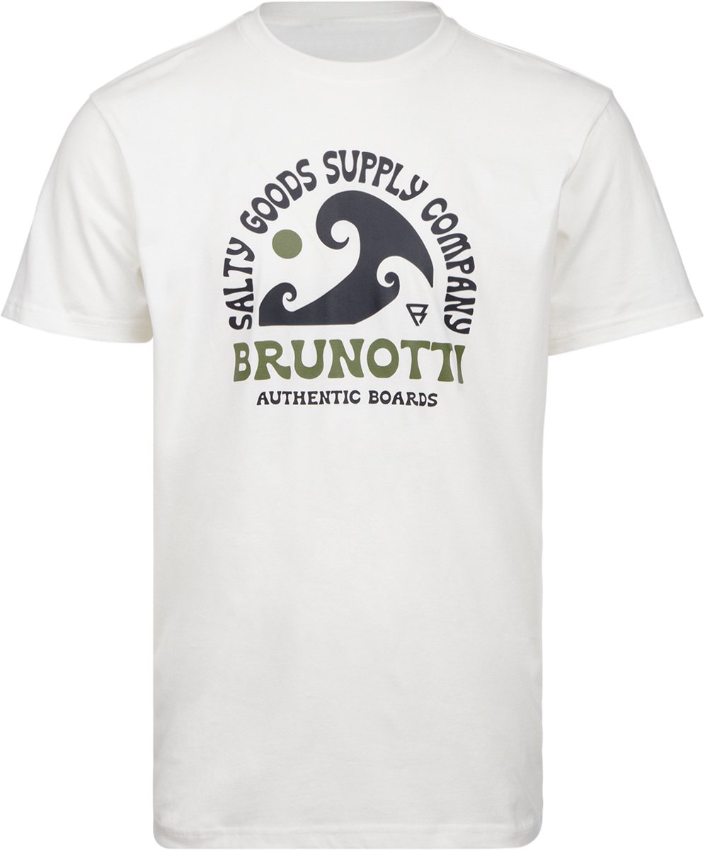Brunotti Leeway T-Shirt 100% Katoen Regular Fit Crewneck L Creme