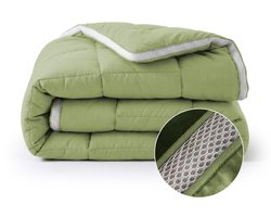 Dekbed-Discounter - Sleeptime Wasbaar dekbed 200 x 200 cm - Dekbed zonder overtrek - Wasbaar op 40 graden - All season dekbed - Groen