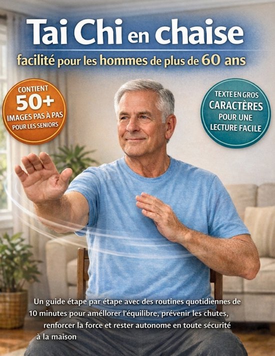 Tai Chi en chaise facilité pour les hommes de plus de 60 an ... - cover