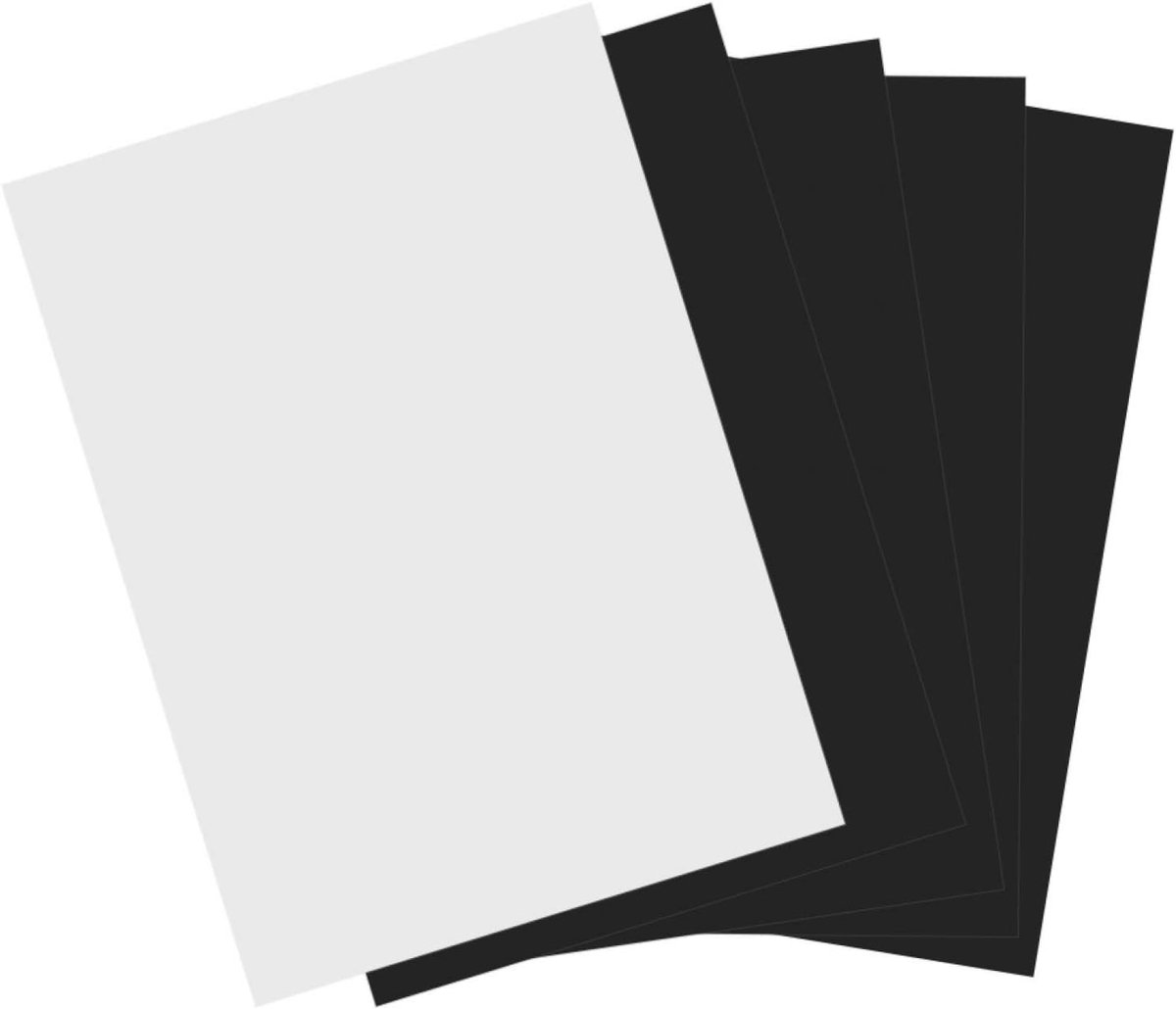 Set van 5 A4 Magnetische Printvellen voor Inkjet, Ideaal voor Foto's en Creatieve Projecten