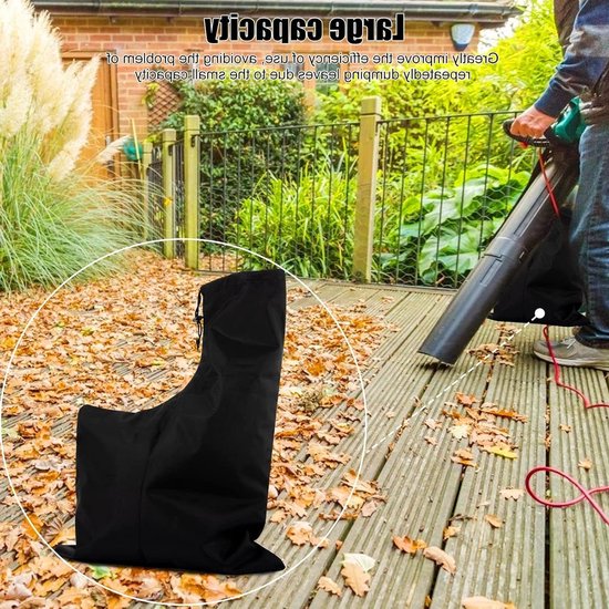Universle Bladzuigerzak Bodemafvalzak met Ritssluiting - Bladblazer Opbergtas - Waterdichte 420D Oxford Stoffen Vacuümzak - Compatibel met Ultra Blower Rake . van Laluztop — afbeelding 2