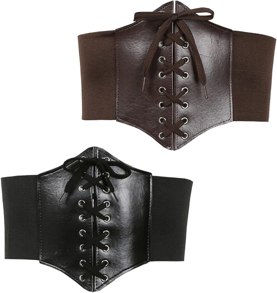 Brede Elastische Corsetriem voor Vrouwen, Retro Taille Corset voor Feestjes en Jurken, Perfect voor Halloween en Kostuums