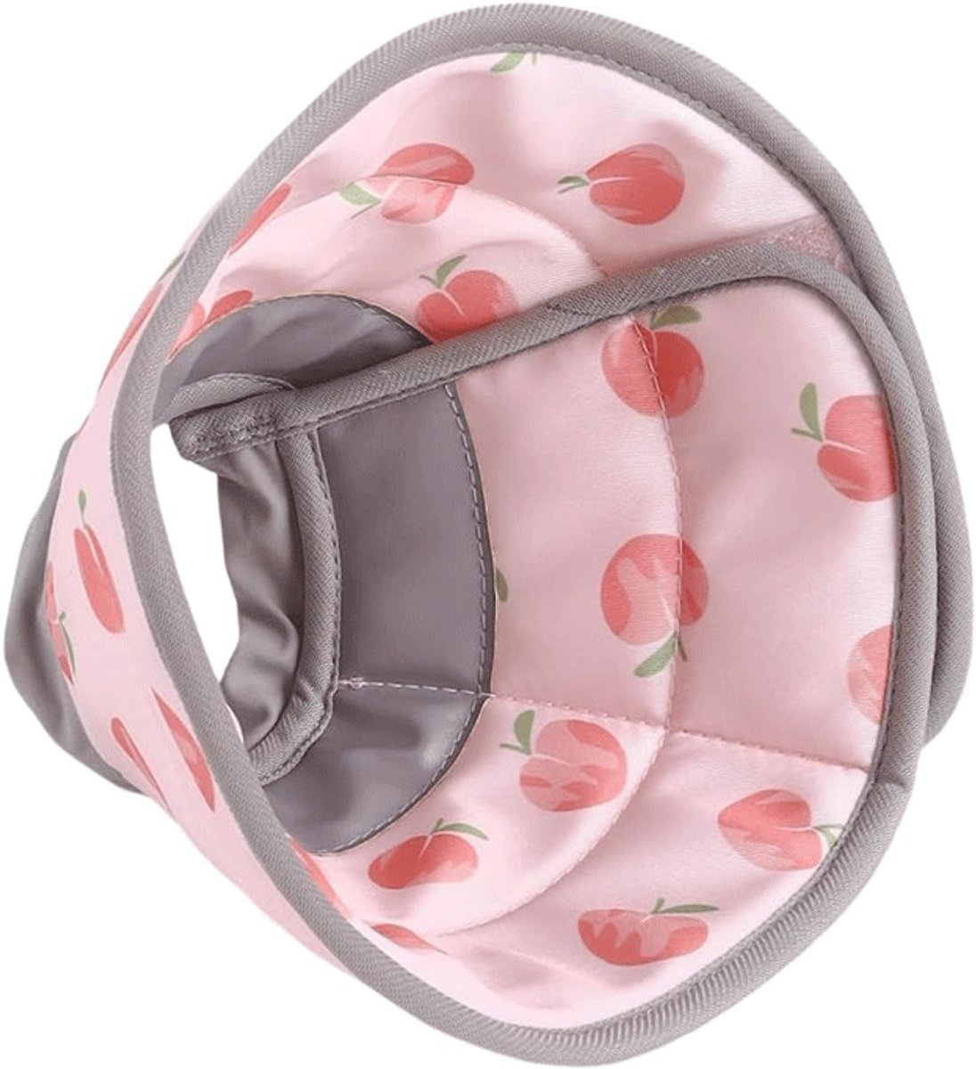 Beschermkragen en -kappen - Beschermkraag - Hondenkraag - Elizabethaanse halsband - zacht, comfortabel, verstelbaar - wondbescherming - geschikt voor katten en kleine honden - perzikpatroon - maat M