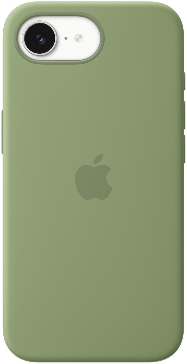 Apple Siliconenhoesje met MagSafe voor iPhone 17e - Licht Mosgroen