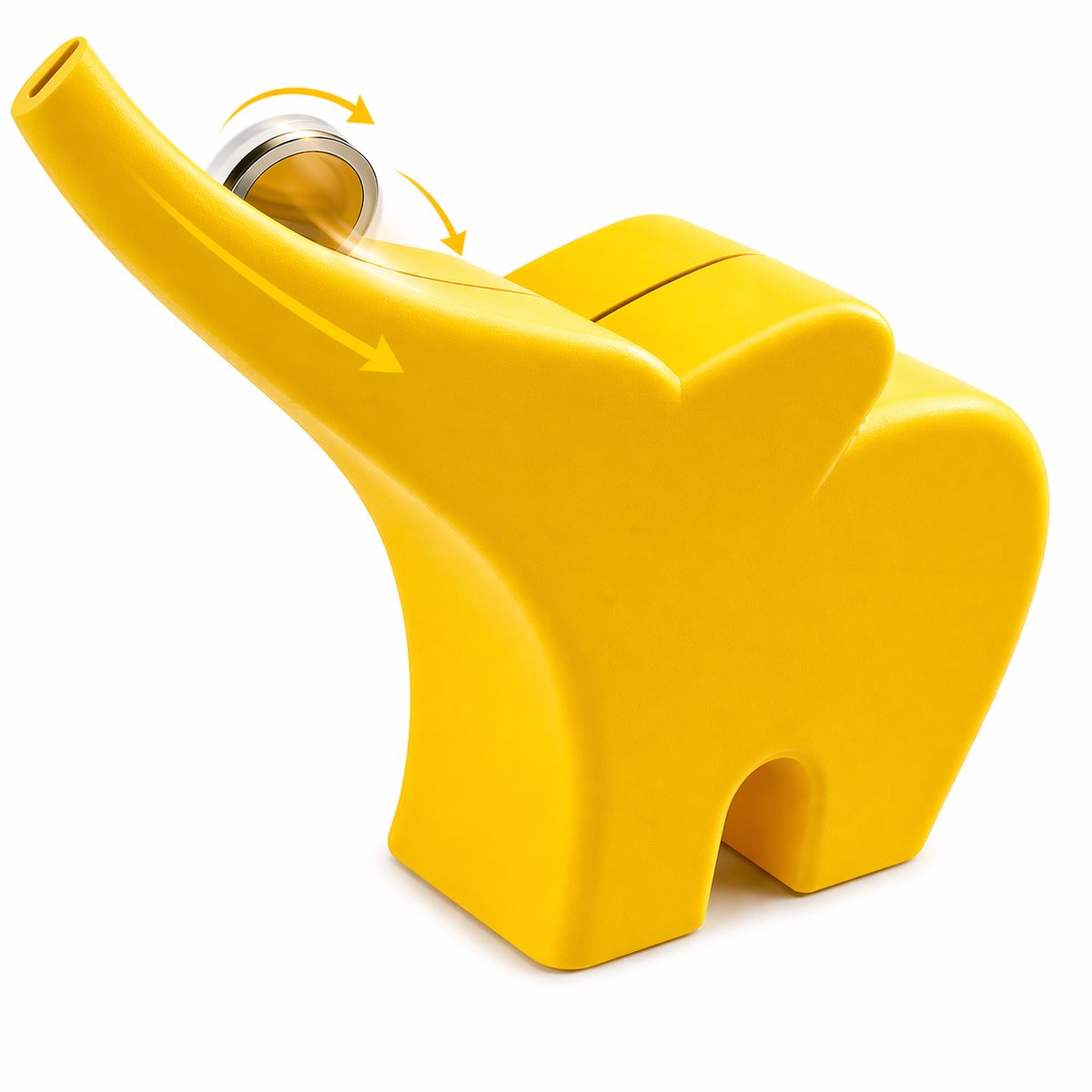 Olifant Spaarpot Kinderen - Grote Spaarpot Olifant - Educatief Speelgoed Sparen - Cadeau Jongens Meisjes - Kinderkamer Decoratie - 7 X 20 X 19 CM - Geel