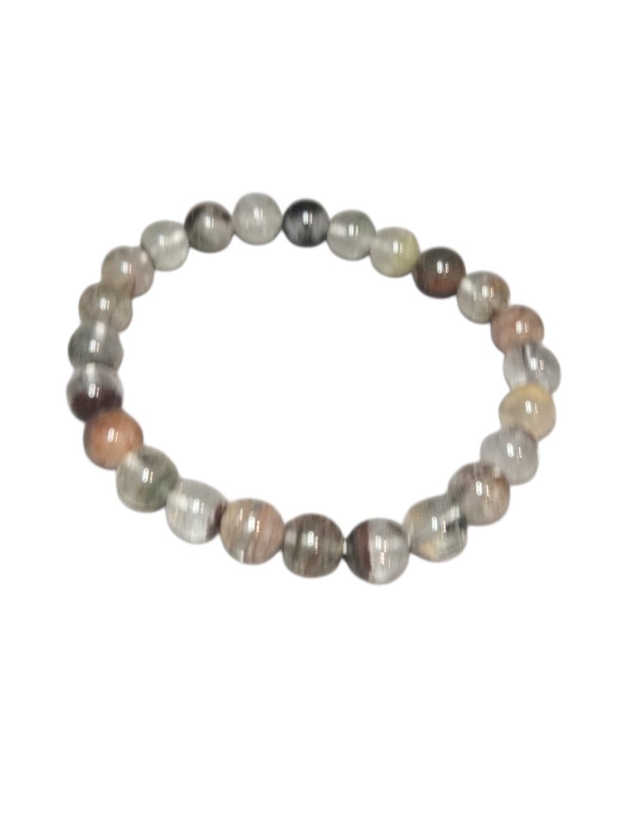 Fantoomkwarts edelsteen armband.