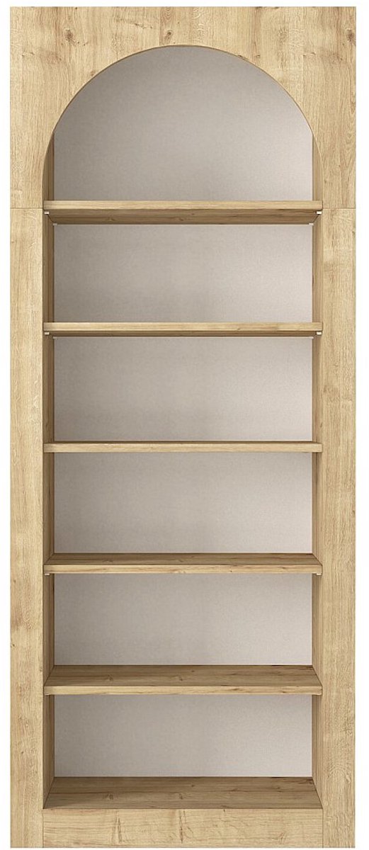 Vente-unique Boekenkast met 6 vakken - Licht natuurlijk - CYMORA