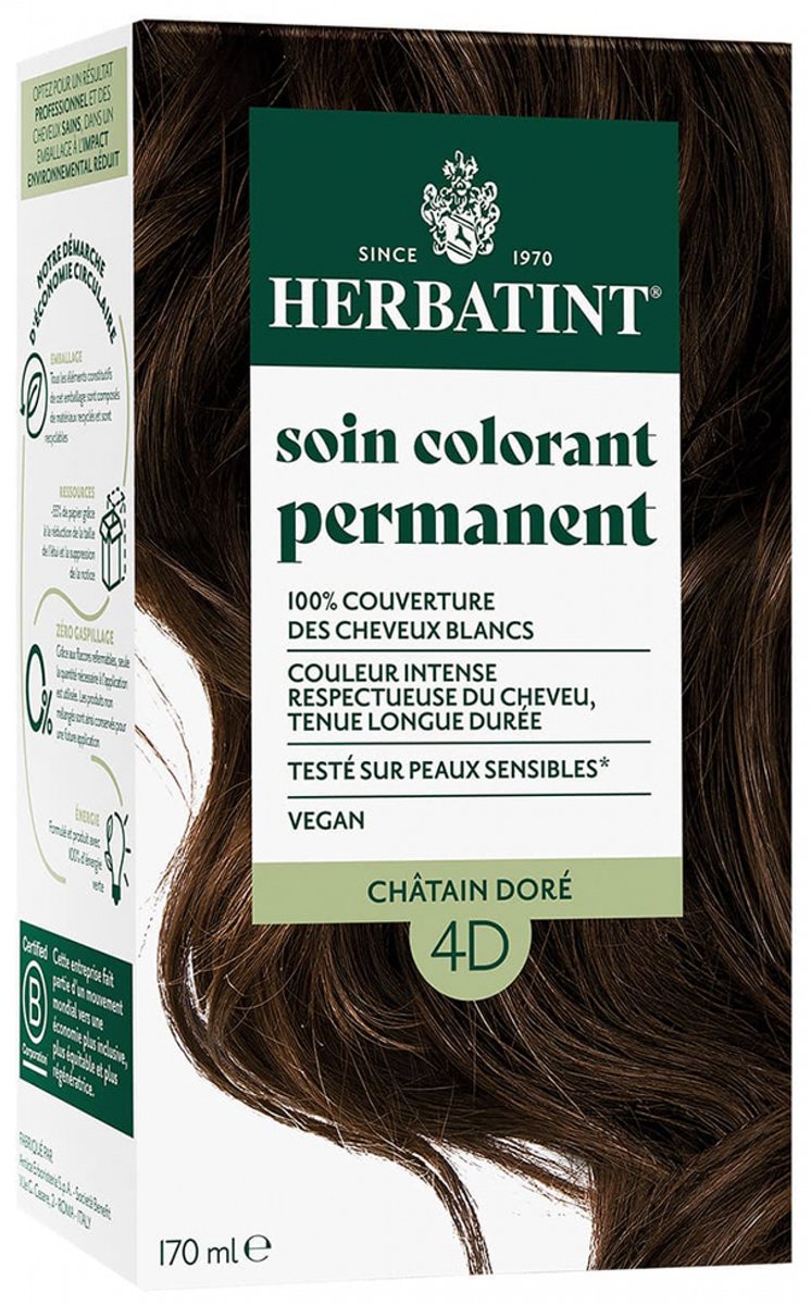 Herbatint Permanente Kleurverzorging 170 ml (Kleuren : Kastanje)