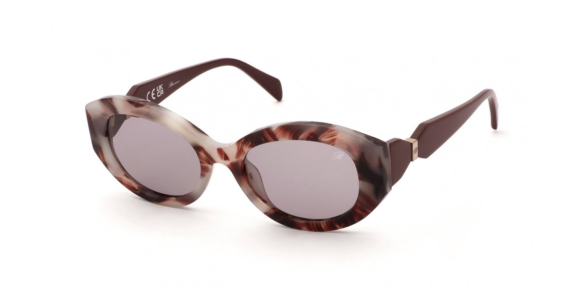 Blumarine SBM239 Rosso marmorizzato 53/19/140 WOMAN Zonnebrillen