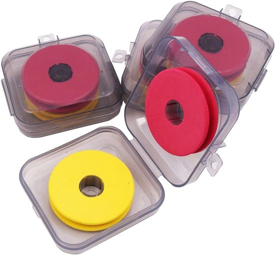 8 Stuks Vissers Schuim Spoelen voor Visserslijn, Ideaal voor Opslag van Vissersaccessoires en Lijnen in Plastic Doos van Merkloos — afbeelding 5