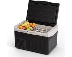 Auronic Elektrische Koelbox – Compressor – 21L – 12V en 240 volt – Camping Koelkast – Frigobox Auto – Zwart