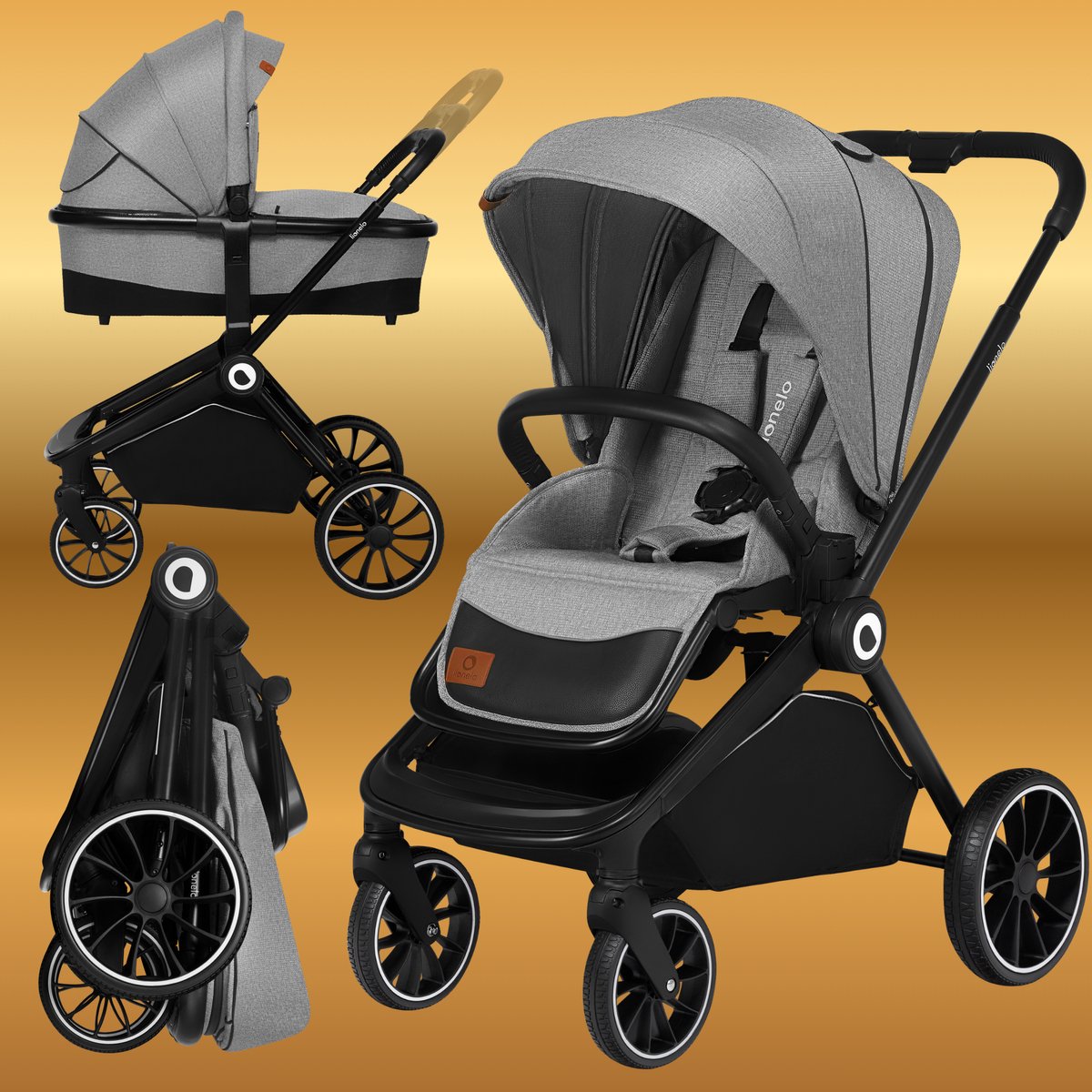 Lionelo Mika 2 in 1 - Kinderwagen - Lionelo - €289,00