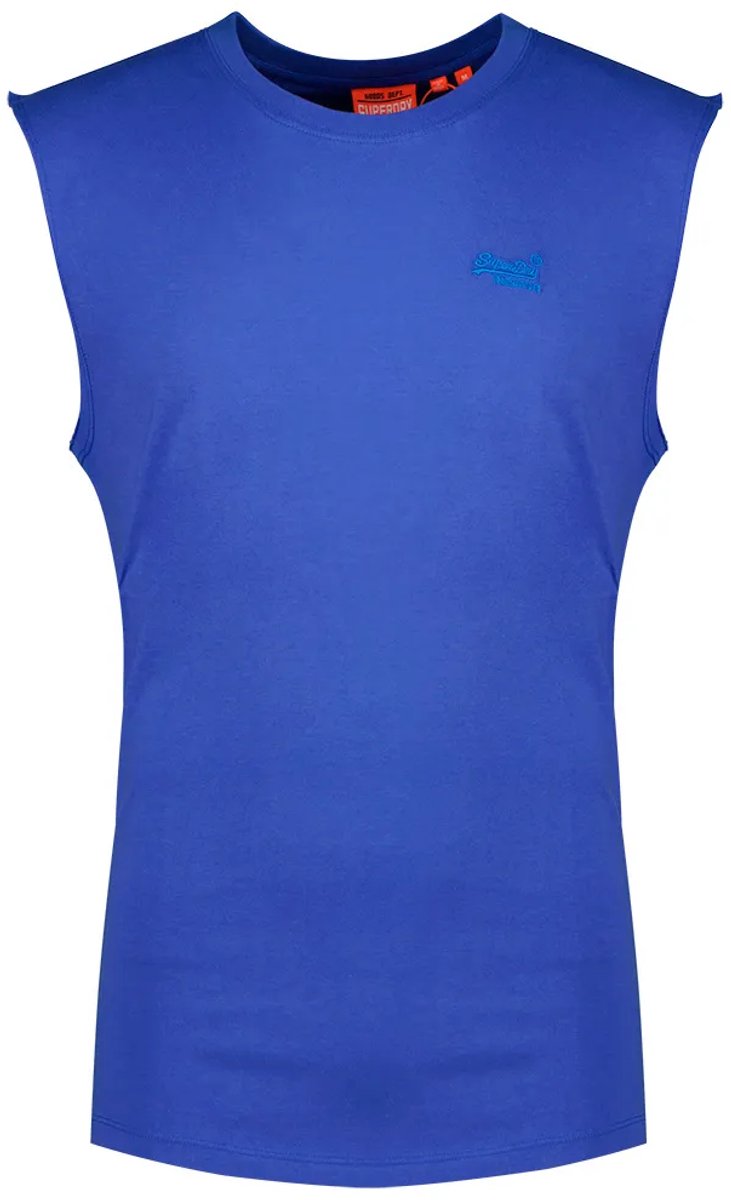 Superdry T-shirt Essential Logo Tank Ub M6010820a Summer Mannen Blauw
