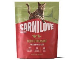 CARNILOVE ACTIVE - Cat - Duck & Pheasant for Sterilised Adult All Breeds 400g