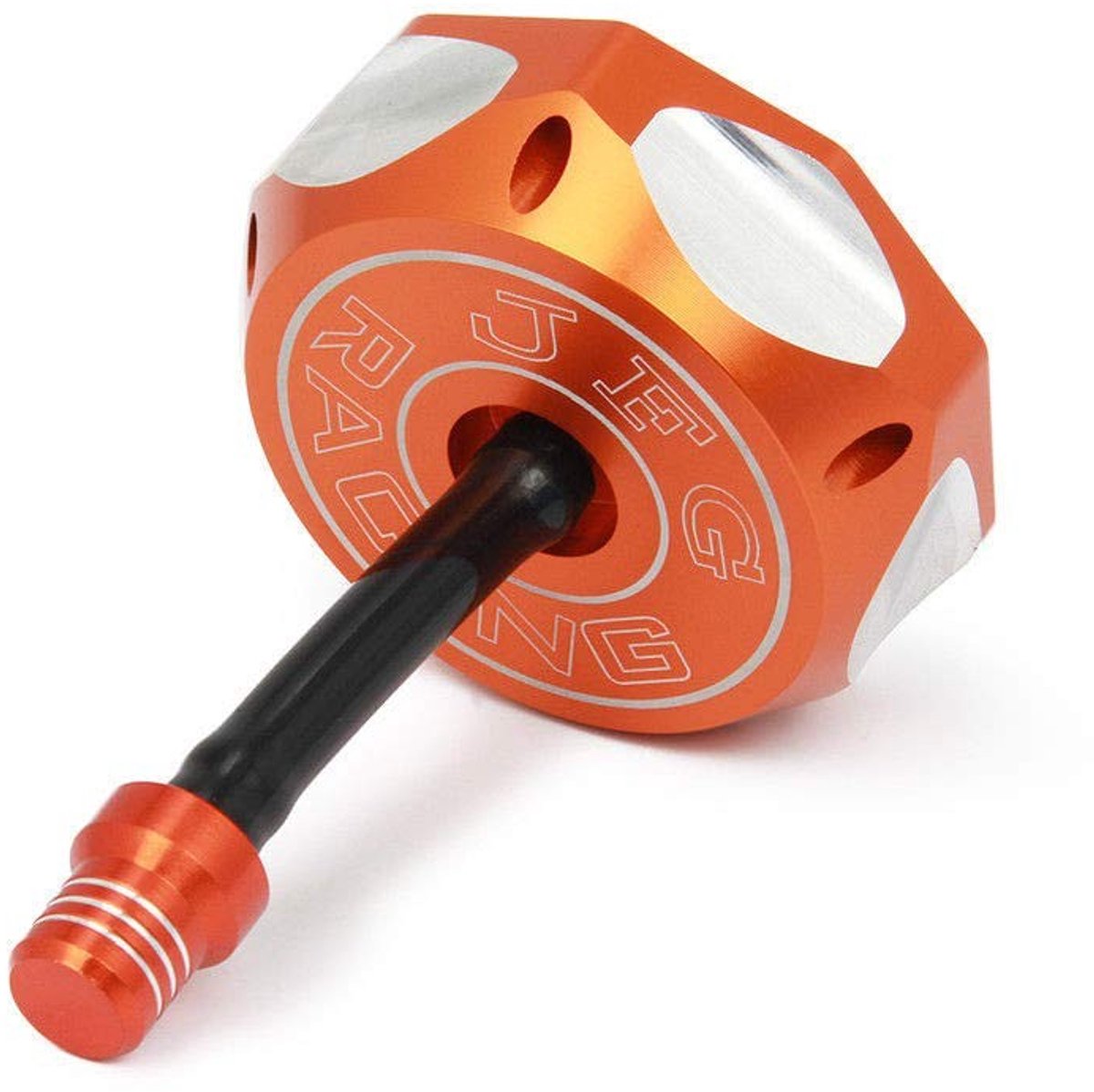 Byshayne - Aluminium Brandstofdop - Lichtgewicht Upgrade - Oranje - Geschikt voor 50 85 125 250 350 400 450 525