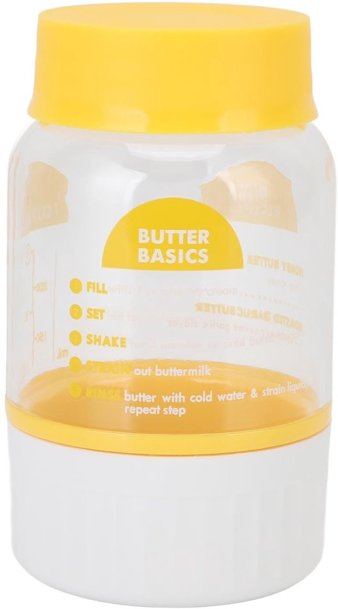 MTTProducts - Butter Maker Cup - Multifunctionele Buttermaker - Handig en Compact - Butter Bottles - Ideaal voor Zelfgemaakte Olieboter - Voor Thuisgeb...