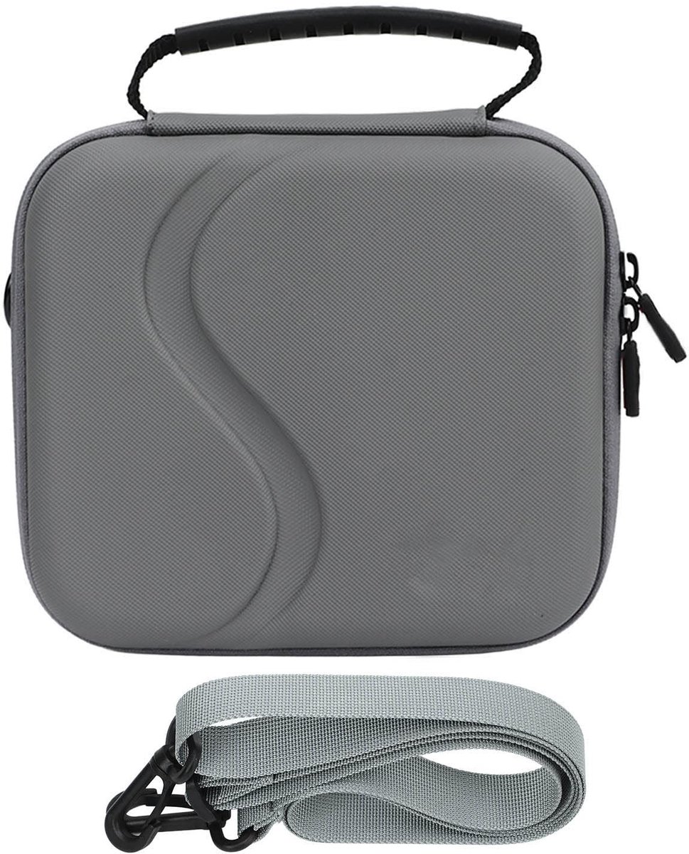 Allecto - Draagbare Opbergkoffer - PU-draagtas - Harde Schaal - Compact - Opbergtas voor Mobile SE - Ideaal voor onderweg - Geschikt voor mobiele a...