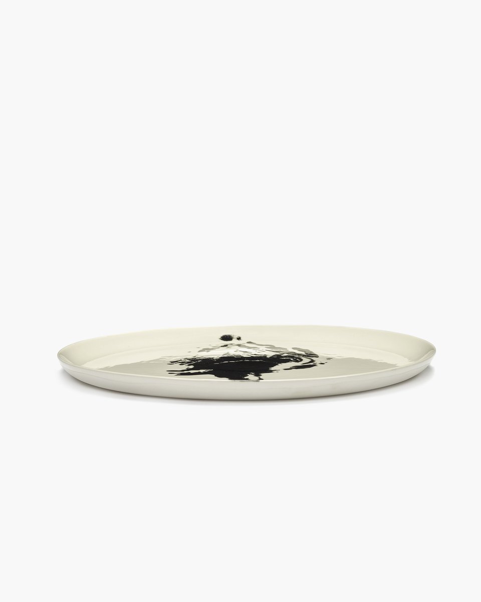 Serax - Ottolenghi Feast - Serveerschaal - Wit/Zwart - 35 Ø