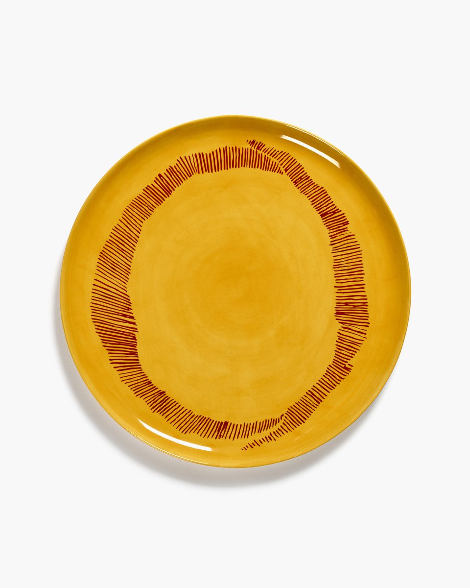 Serax - Ottolenghi Feast - Serveerschaal - Geel/Rood - 35 Ø