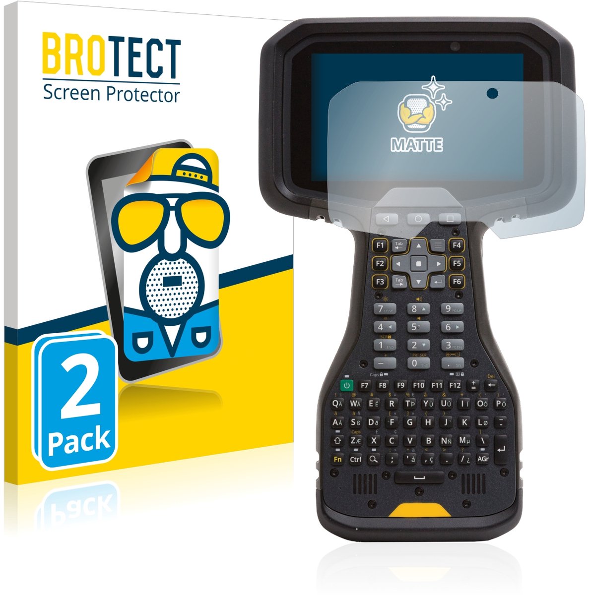 BROTECT - Screenprotector voor Trimble TSC5 - Folie Beschermfolie matte 2 Stuks
