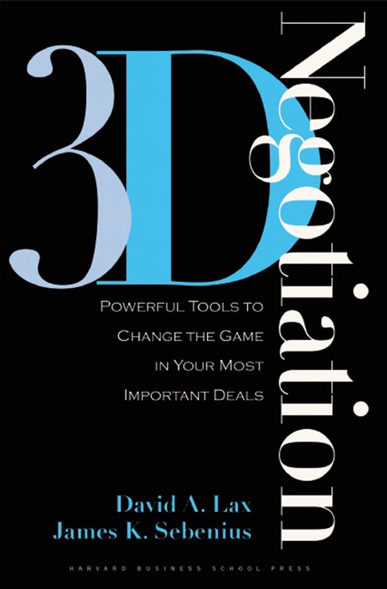 3-d Negotiation - cover